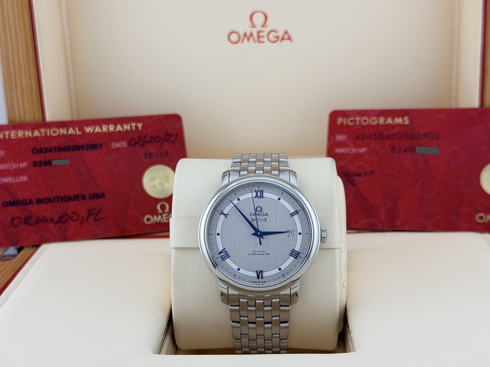 Omega De Ville 424.10.40.20.02.001
