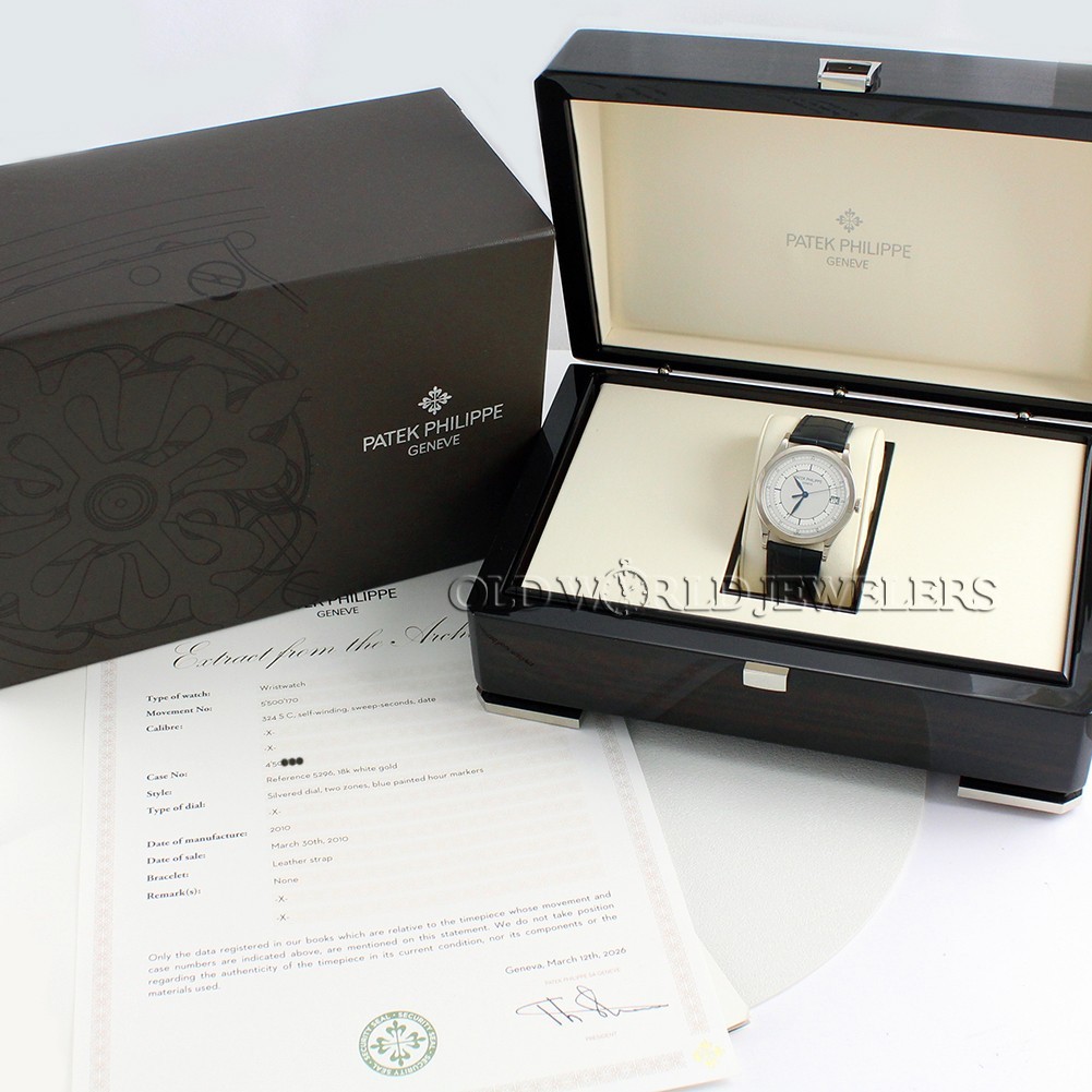 Patek Philippe Calatrava 5296