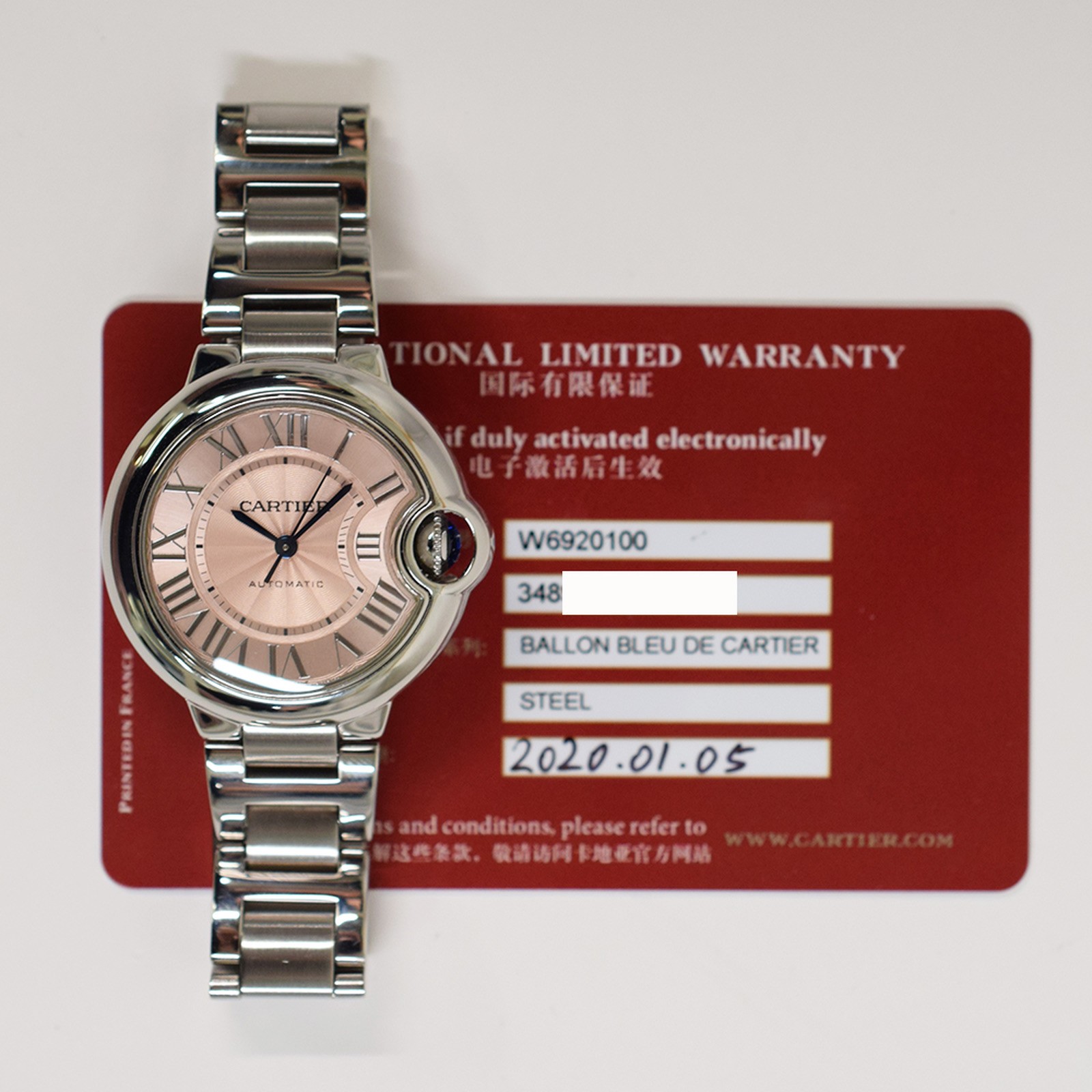 Cartier Ballon Bleu W6920100