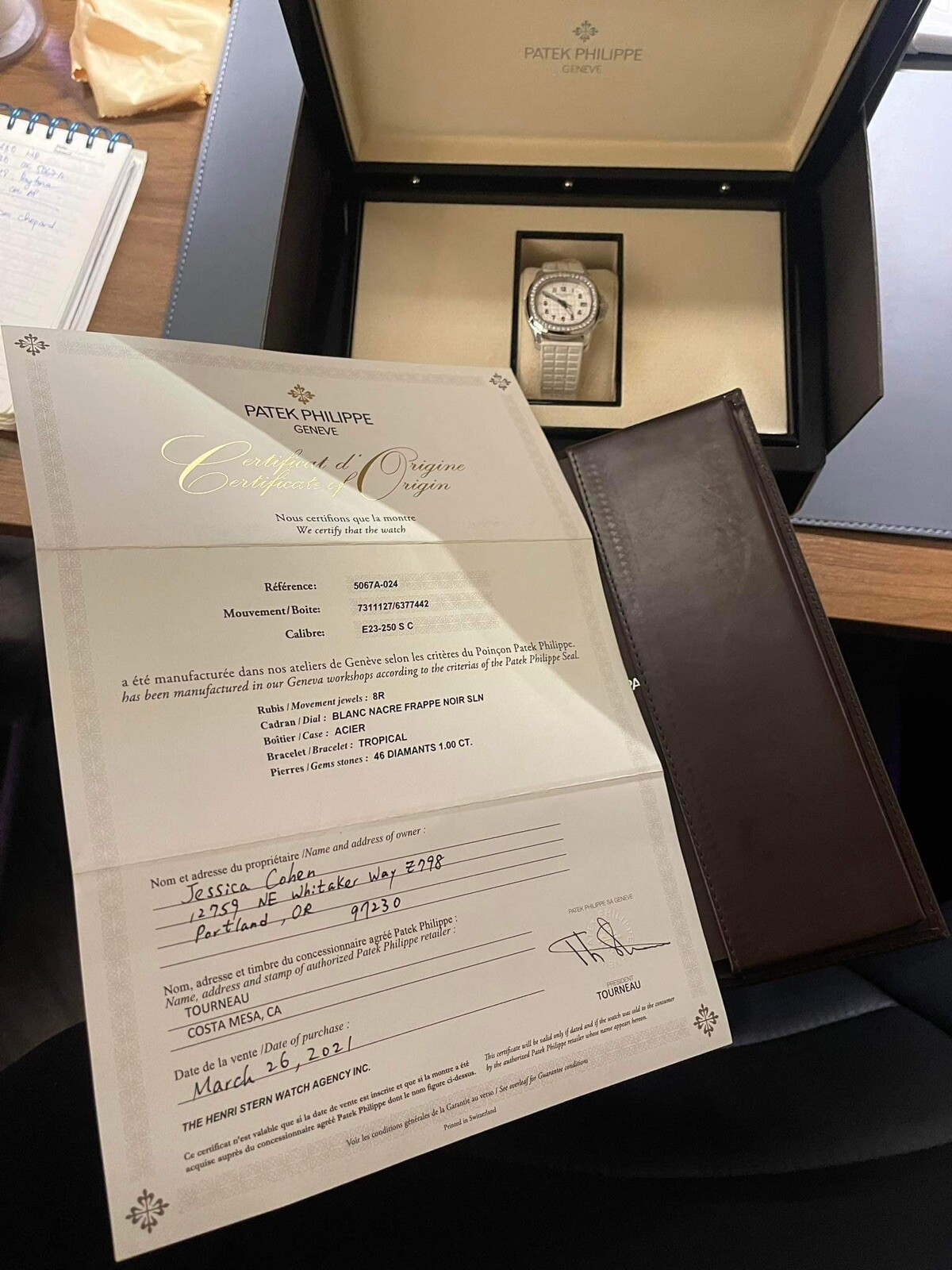 Patek Philippe Aquanaut 5067